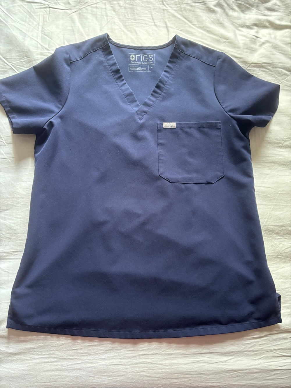 FIGS Navy Scrub Top